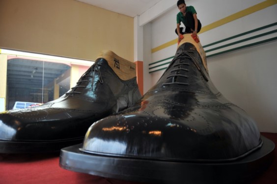 giant shoe and boot polish