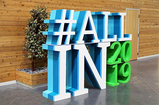 huge letter blocks