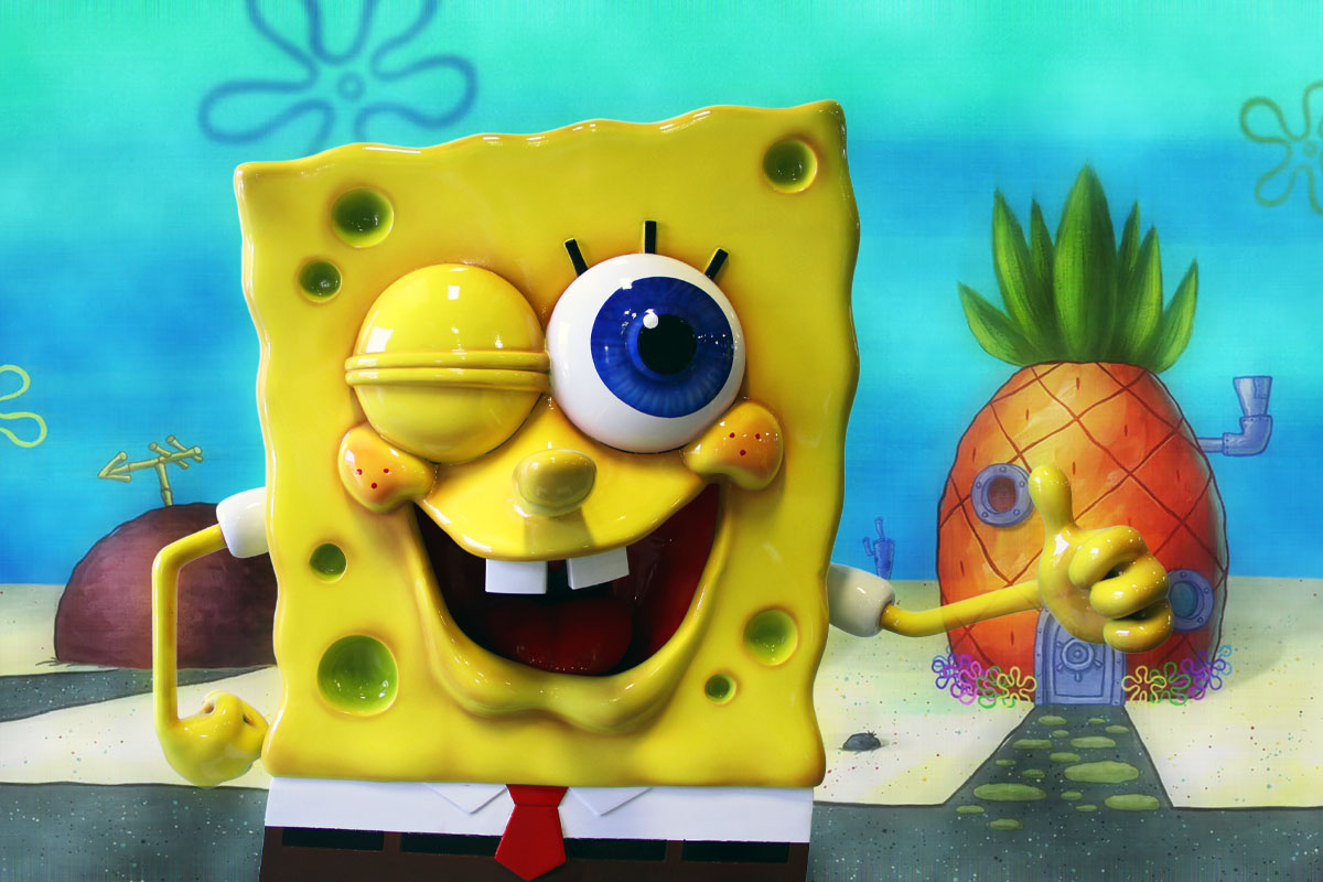 Spongebob Squarepants Whiteclouds We Build Custom 3d Cartoons