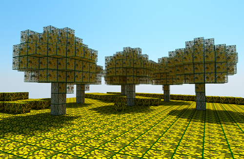 Minecraft trees