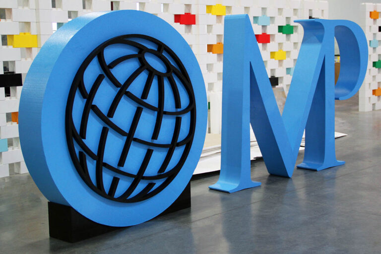 3D Printed Globe Logo