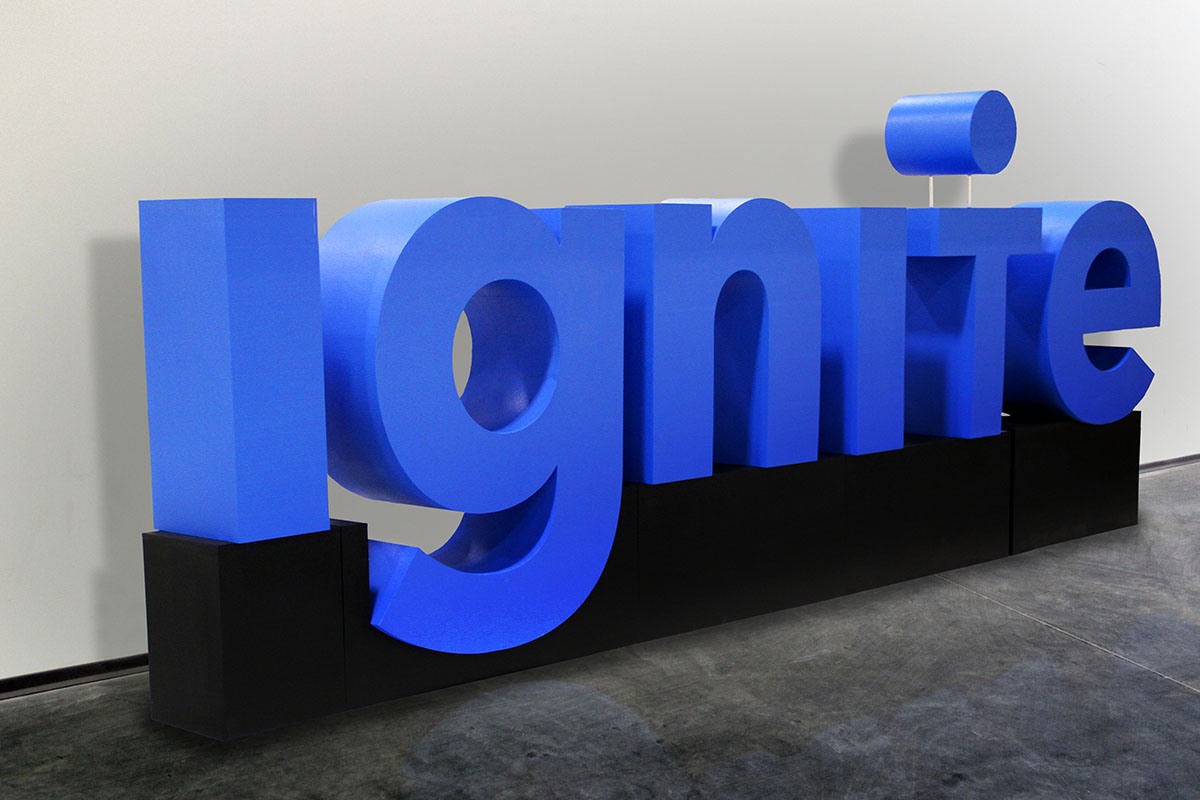 Ignite Large Foam Letters