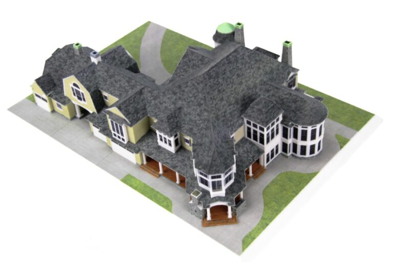Countryside Mansion Architectural Model
