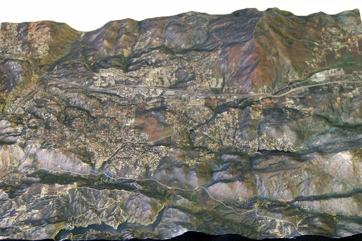 Topographical Mountain Model