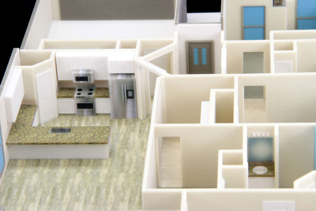 Betonbough Home model of interior