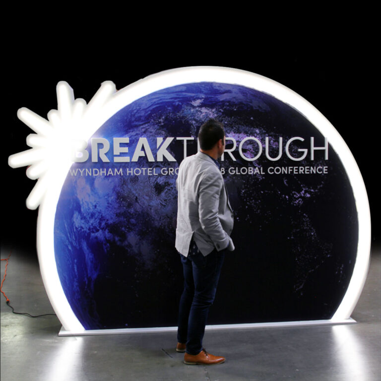 Breakthrough conference logo and display