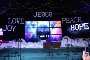 Church Stage Letters Floating Light