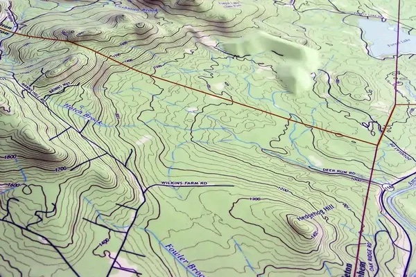 Topographical Model of a planned development in Colorado