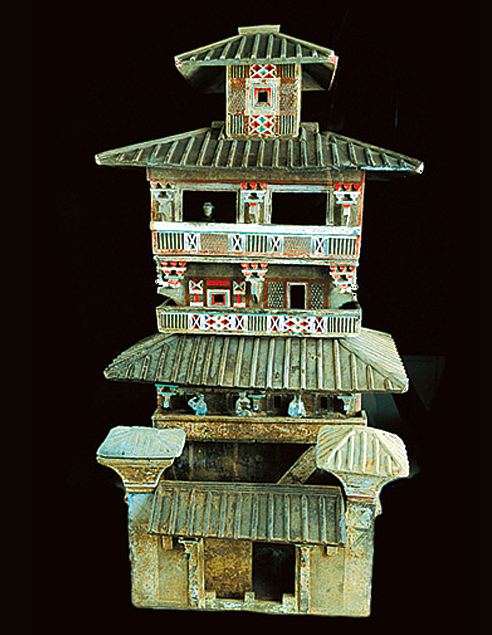 Ceramic model of the Han period.