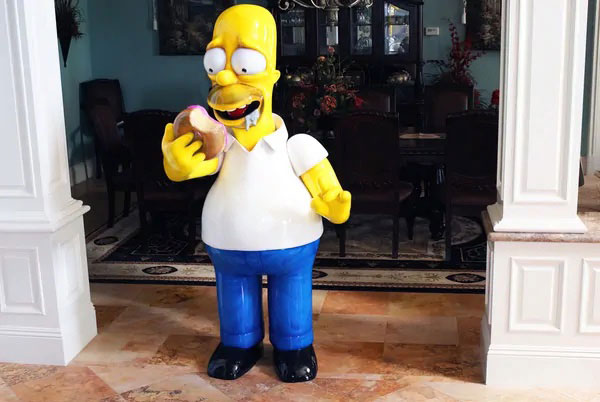 Homer Simpson Character model gallery