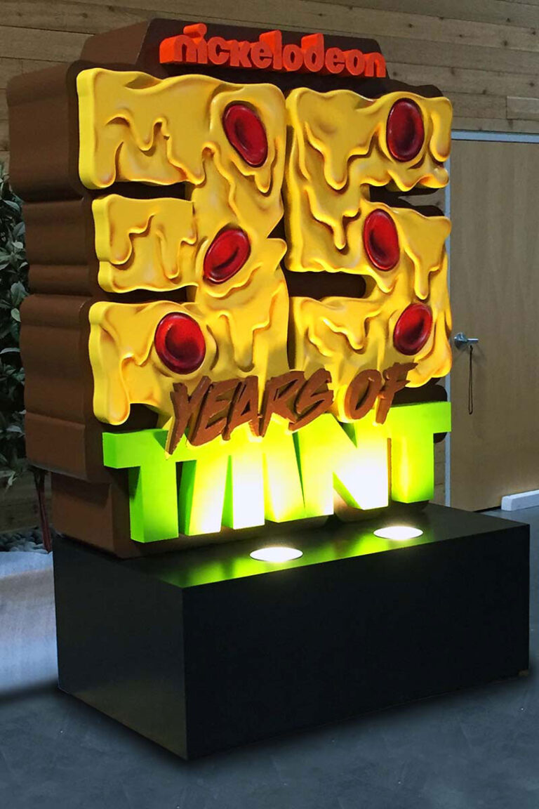 Nickelodeon 35 Years of TMNT 3D Logo