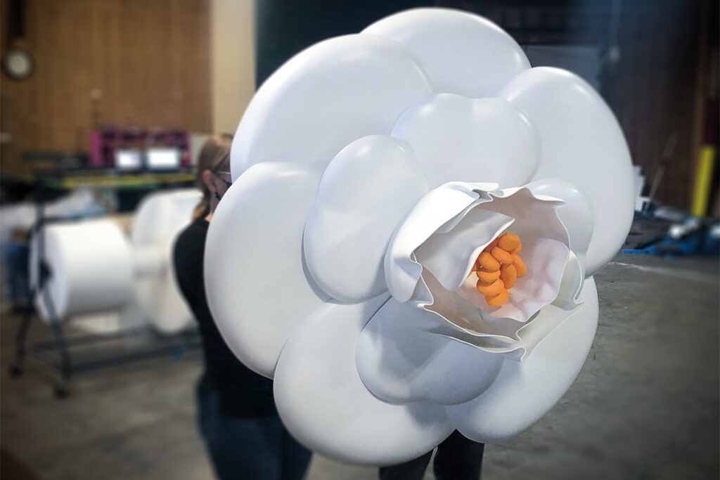 Large Flower Props - WhiteClouds