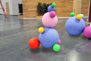 3d art of piles of spheres