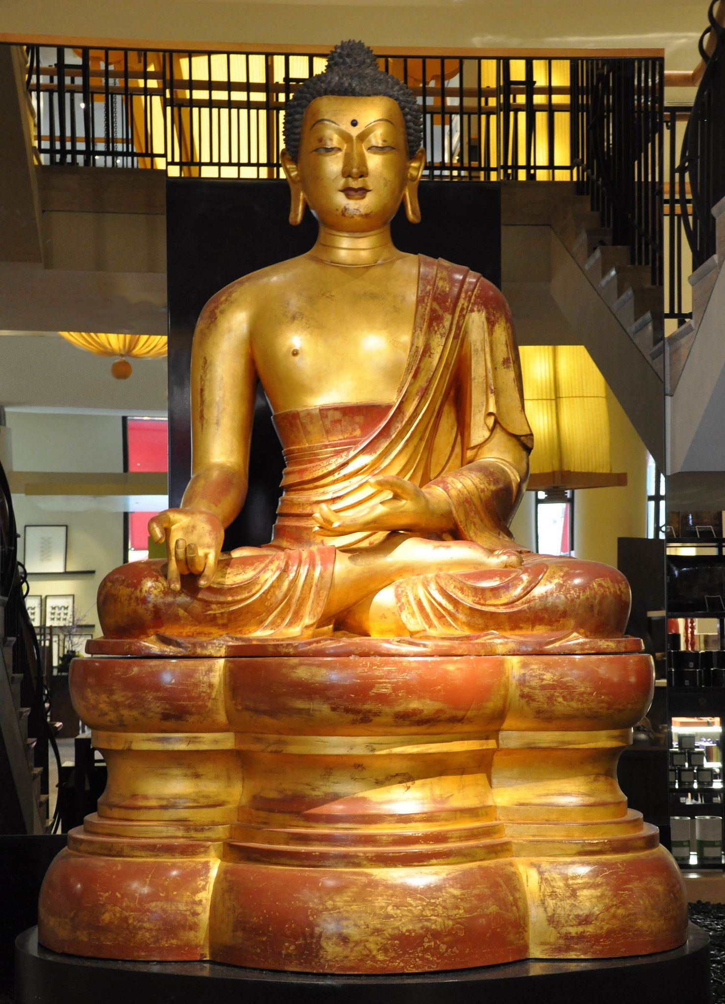 Gump's San Francisco Medicine Buddah Statue