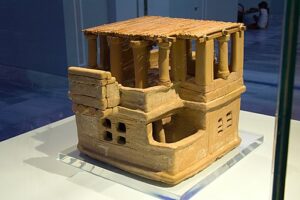 Clay house model from Archanes