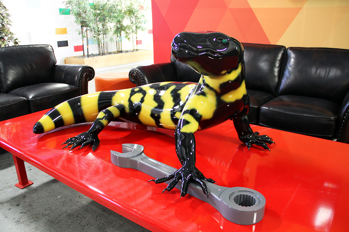 Character Model of a gila monster