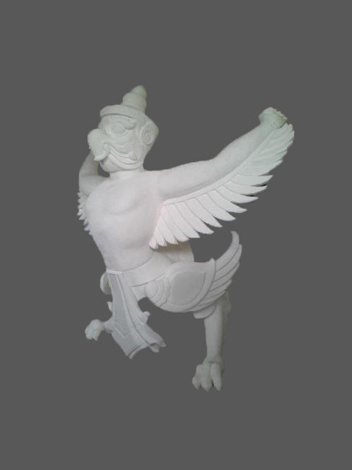 3D Foam Carving Bird Man