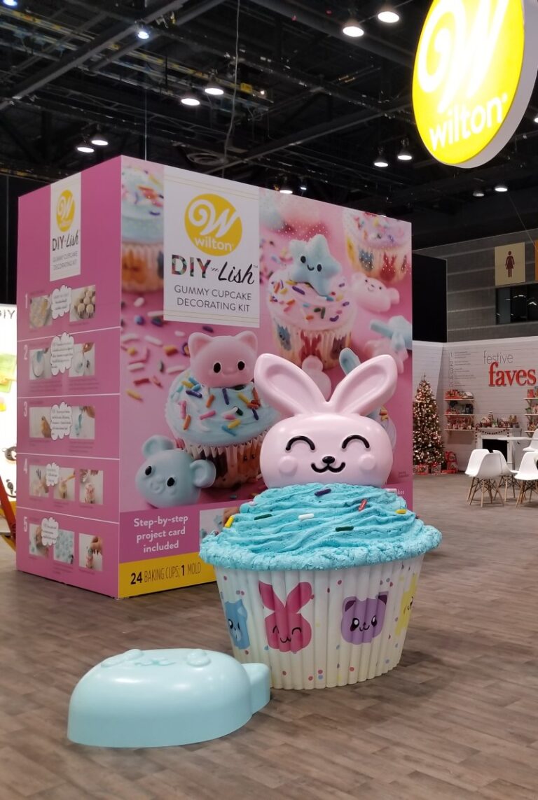 foam carving cupcake after