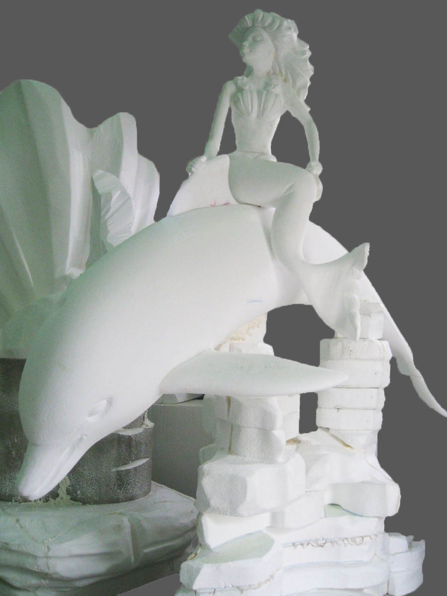 styrofoam armature.  Foam sculpture, Foam carving, Styrofoam art