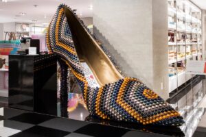 Bloomingdale's Heart of Shoe York Giant Shoe Display