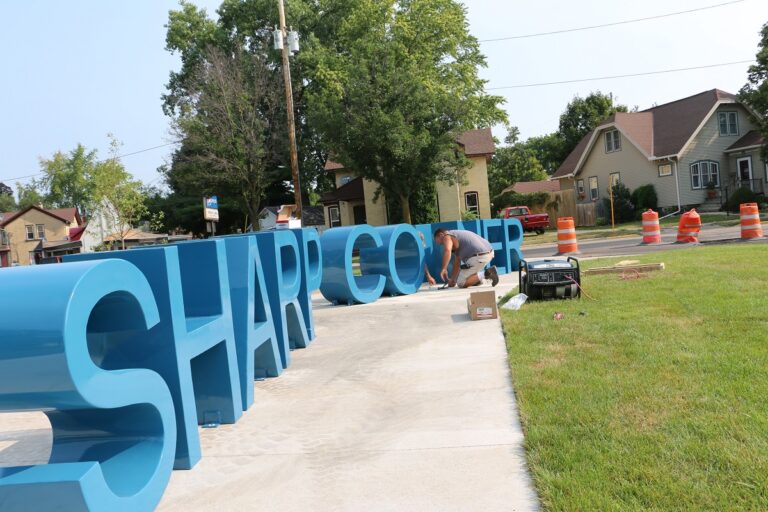 Installing Sharp Corners Metal Letters