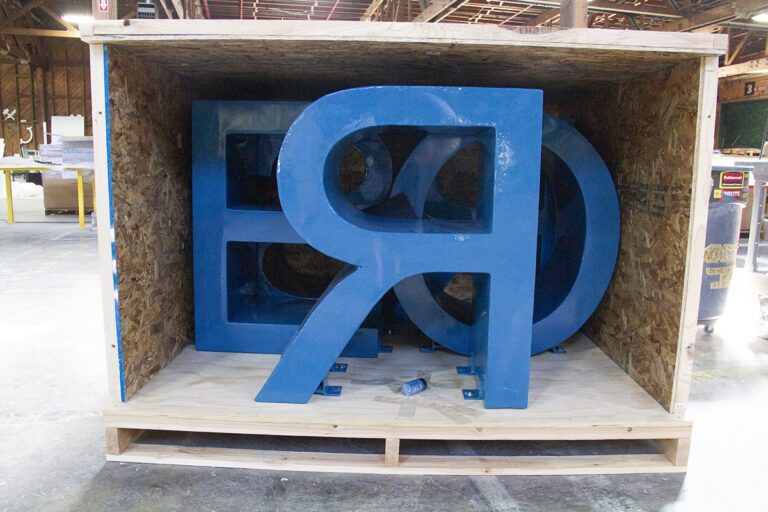 Metal Letters Shipping