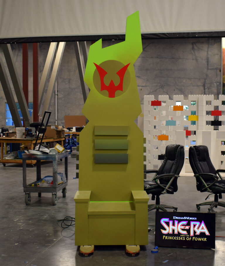 She-Ra Throne in Production