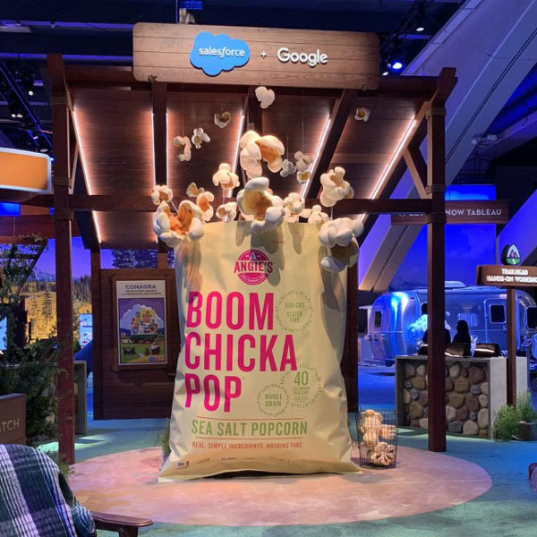 Trade Show 3D Display for Boom Chicka Pop Popcorn
