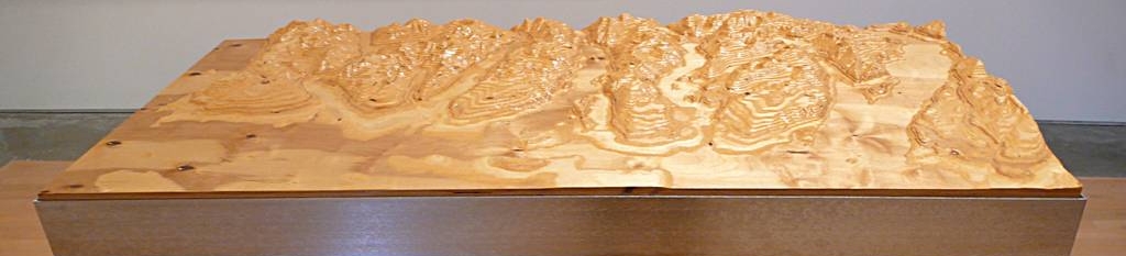 3D Cutting Wood Mountains