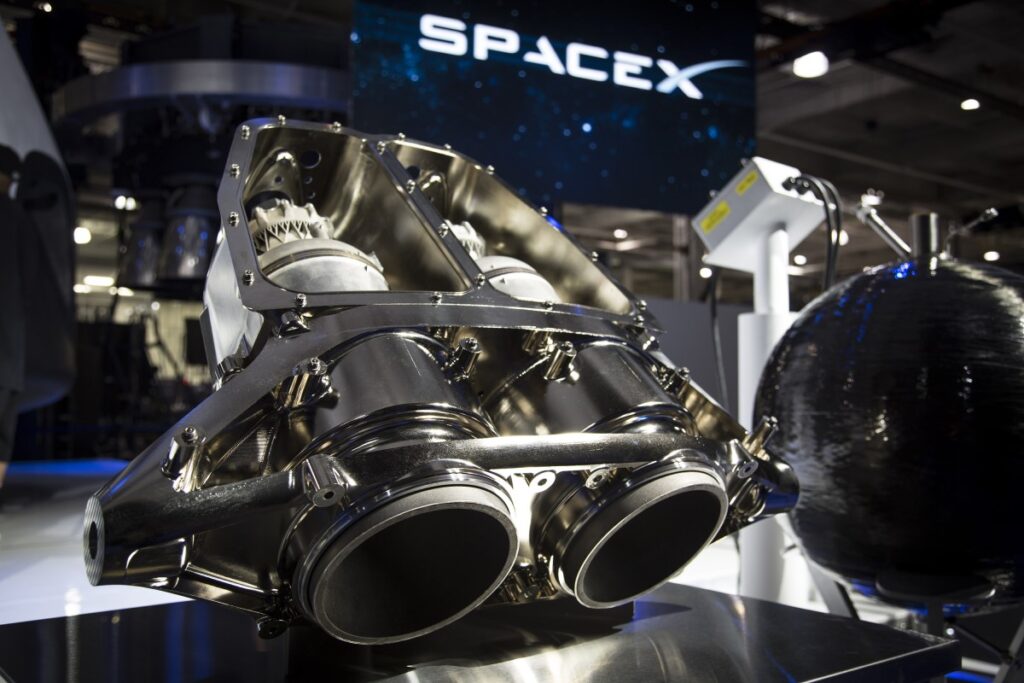 3D Printed SpaceX Crew Dragon Super Draco Engine