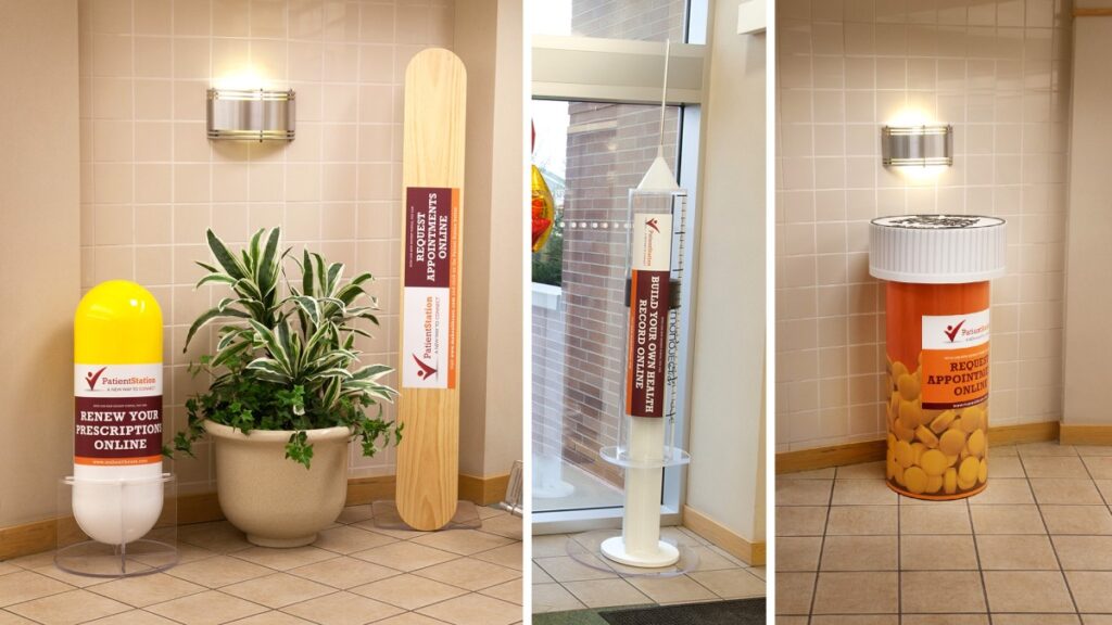 Giant Syringe Prop WhiteClouds