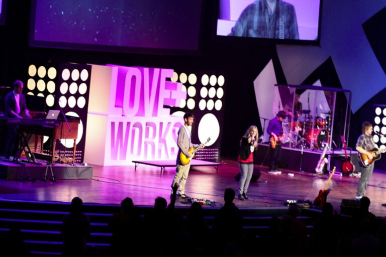 church stage letters love works