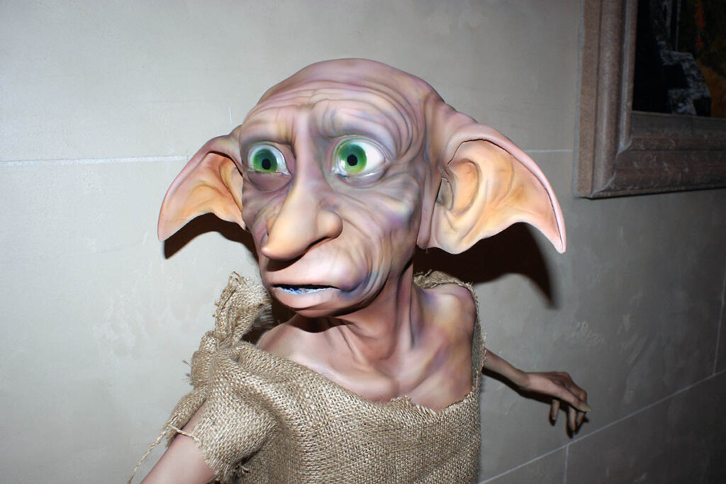 Character model of Dobby Closeup