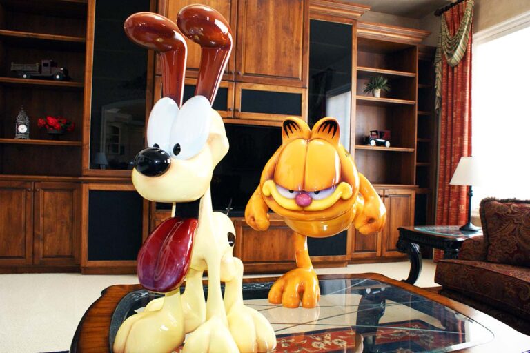 Garfield and Odie 3D Model Living Room