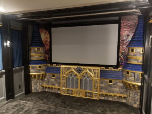3D Foam Background Prop for Home Theater