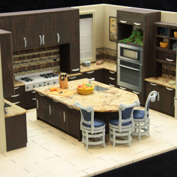 interior 3D printed models