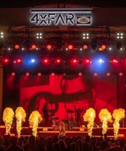 4xFar Lighted Letters Night View
