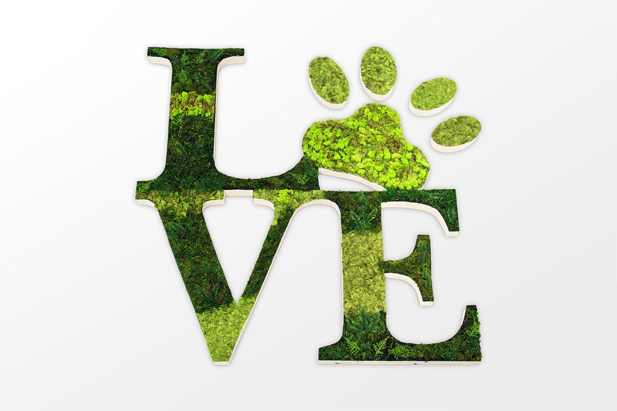 Floral Foam Letters WhiteClouds