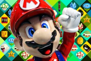 Super Mario Model closeup