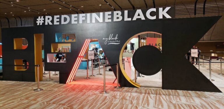 Wooden Trade Show Booth Cutout Letters Signage