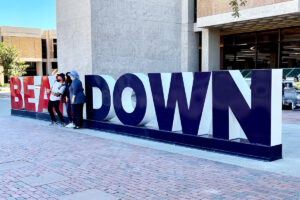 Bear Down - University of Arizona Metal Letters