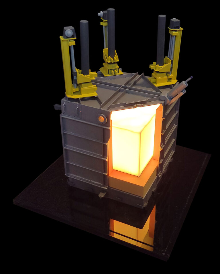 Geo Melt Furnace Industrial 3D Model