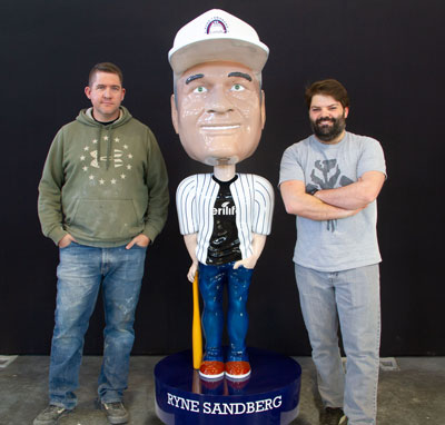 Bobblehead 3D-printed statue