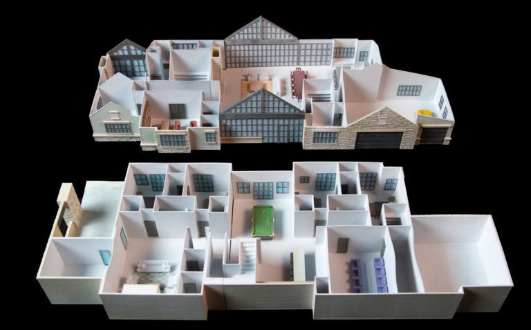 3D printed custom home interior floors
