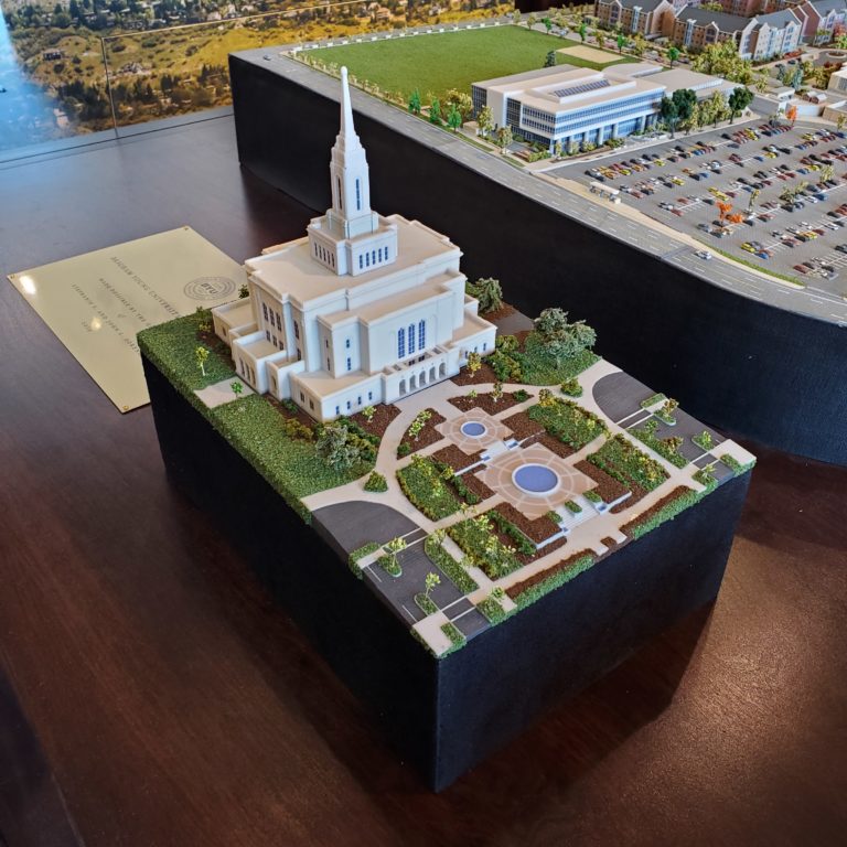 Provo Church of Jesus Christ of Latter Day Saints Temple Reconstruction 3D Model