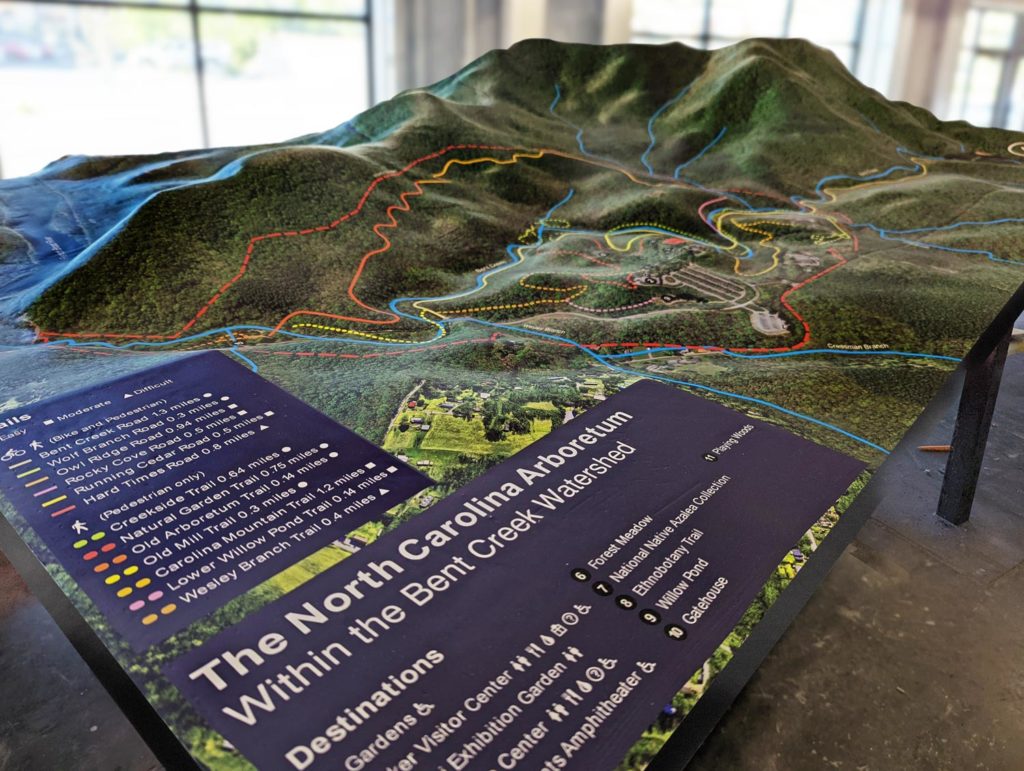 3D Topography of Bentcreek Watershed in North Carolina (mid production)