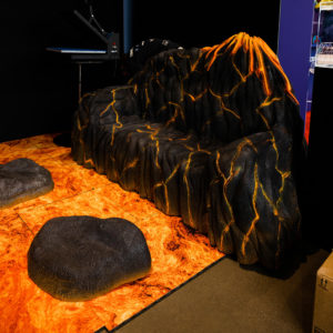 Lava Couch for The Spacestation booth.