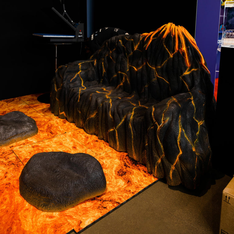 Giant Lava Couch Prop