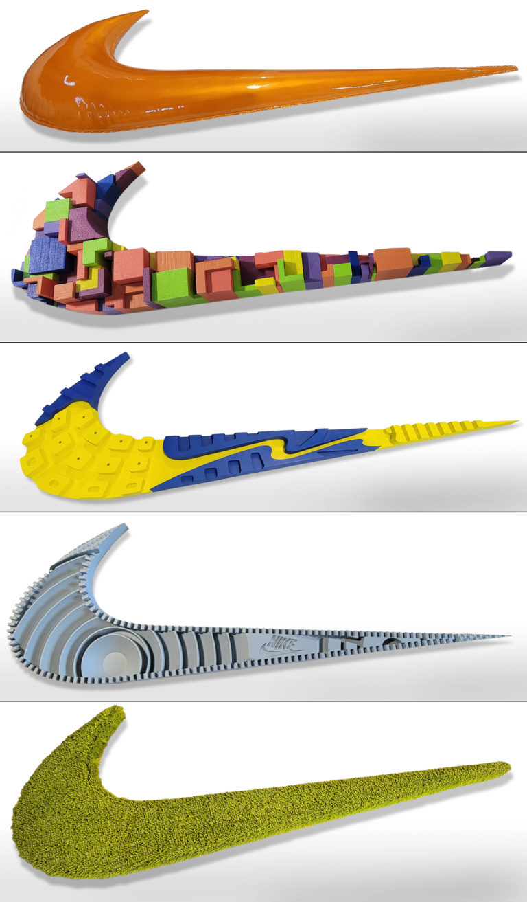 Nike Logo 3D Wall Art