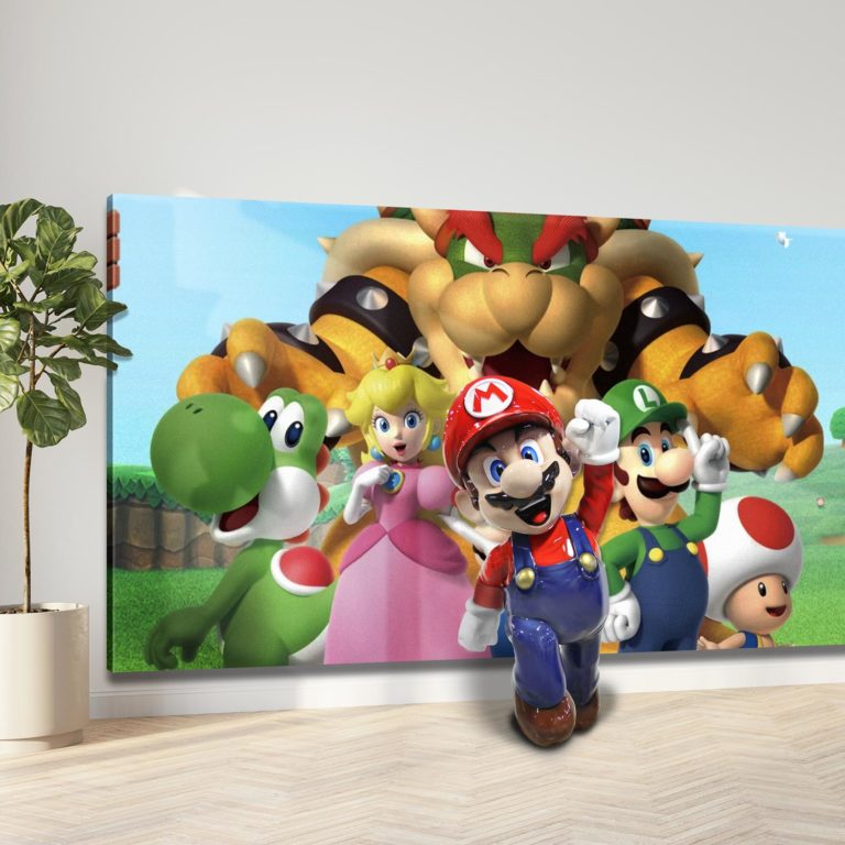2D to 3D canvas print wall decor